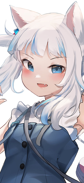 hololive, Gawr Gura, Anime, Virtual Youtuber HD phone wallpaper