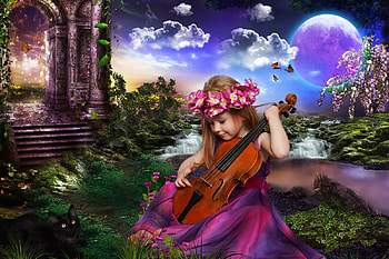 Ƹ̵̡Ӝ̵̨̄ƷƸ̵̡Ӝ̵̨̄Ʒ, cute girl, fantasy, art, magic world, fantasy land HD wallpaper