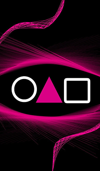 Squid Games, netflix , squid game, movie, squid games , squid games , black, black and pink, netflix, black , minimal, movie , black , pink , movie HD phone wallpaper