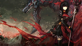 anime warrior girl | anime-girl-warrior-anime--- HD wallpaper