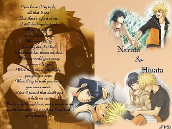 Naruto and Hinata, 4 ever and always, naruto uzumaki, cute couple, hinata hyuuga HD wallpaper