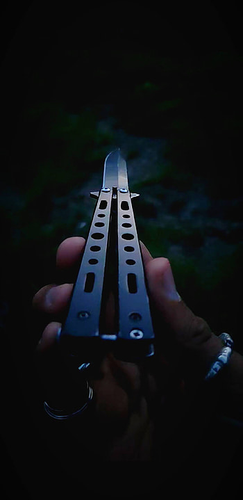 Knife, butterfly knife HD phone wallpaper