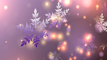 Light, Snowflake, Artistic, Purple HD wallpaper