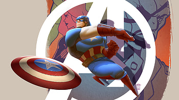 Captain America Illustration , captain-america, illustration, superheroes, artist, artwork, digital-art, behance HD wallpaper