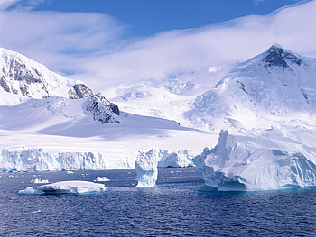 Nature, Mountains, Ice, Snow, Ocean, Cold, Shards, Smithereens, Iceberg HD wallpaper