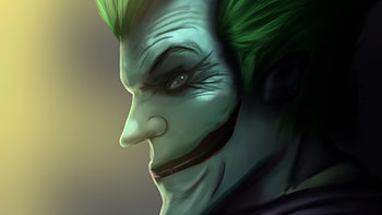 Joker Smile, joker, superheroes, supervillain, artwork, deviantart HD wallpaper