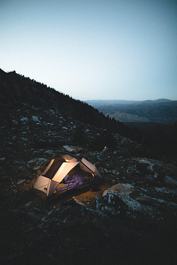 Nature, Mountains, Night, Tent, Camping, Campsite HD phone wallpaper