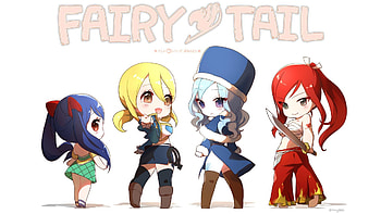 Chibi, Fairy Tail, Whimsical , Petite forms HD wallpaper