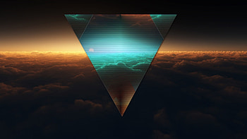 Preview triangle, shape, dark, figure HD wallpaper