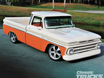 1965--c10, White, Orange, Classic, GM, Bowtie HD wallpaper
