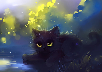 pin Drawn kittens cat HD wallpaper