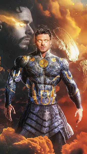 Ikaris, marvel, movie, eternals, hero HD phone wallpaper