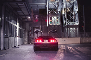 DMC DeLorean, car HD wallpaper