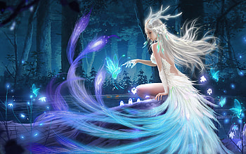 Fairy Girl , angel, fairy, fantasy, artist, artwork, digital-art HD wallpaper