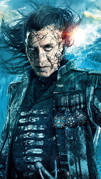 Captain Salazar, lock screen, Pirates of the Caribbean, Chris Hemsworth HD phone wallpaper