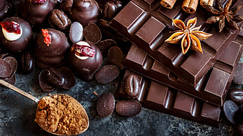 Chocolate cinnamon sweetness, Heavenly cocoa indulgence, Irresistible chocolate , Delectable treats HD wallpaper