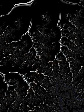 Dark, 3D, Fractal, Branching, Ramified, Crawling HD phone wallpaper