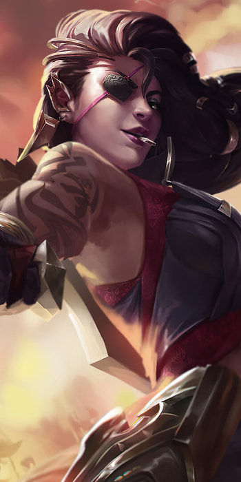 Samira, legends, league, lol, girl HD phone wallpaper