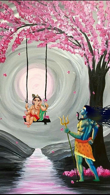 Bal Ganesh, Baby Ganesh, Lord Shiva HD phone wallpaper