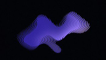 3d Purple Wave Form Minimal, 3d, purple, wave, artist, artwork, art, digital-art, dark, black, abstract HD wallpaper