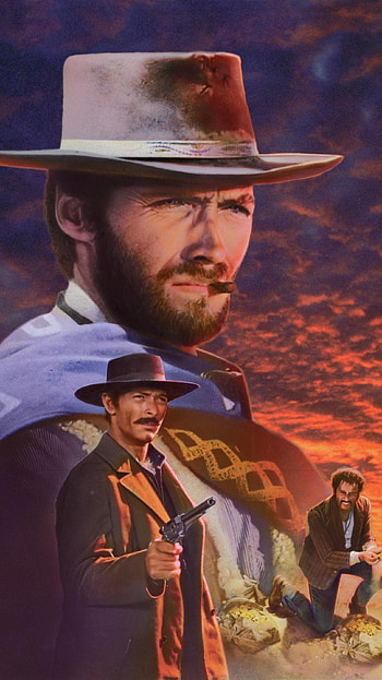 Clint Eastwood, Spaghetti Western, Classic Western, Iconic character HD phone wallpaper