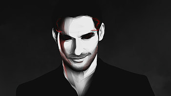 Lucifer Morning Star , lucifer, tv-shows, dark, black, artstation HD wallpaper