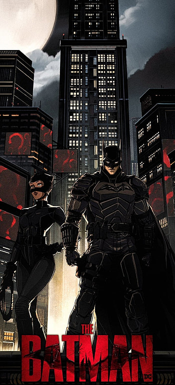 The Batman Poster, Catwoman, Gotham, Riddler, Dc HD phone wallpaper