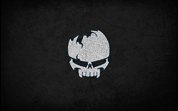 Skull Dark Gaming, skull, minimalism, artist, digital-art HD wallpaper