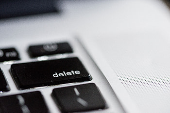 Words, Notebook, Laptop, Key, Keyboard, Delete HD wallpaper