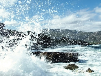 Landscape, Waves HD wallpaper
