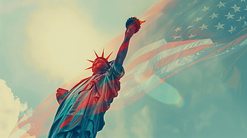 Statue of Liberty 4th of July, Statue of Liberty, 4th Of July, holiday, american flag HD wallpaper