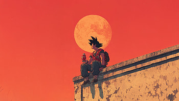 Goku Drinking Coca Cola, goku, anime, artwork, digital-art, art, ai, artist HD wallpaper