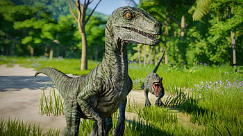 Jurassic World Evolution, Velociraptor aspect collection, Video game, Captivating gameplay HD wallpaper