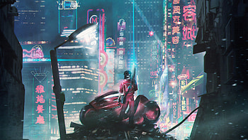 Akira Cybeprunk Girl, akira, cyberpunk, artist, artwork, digital-art, behance HD wallpaper