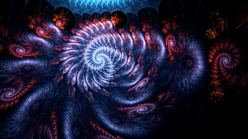 Fractal art, Top backgrounds, Colorful ry, Abstract design HD wallpaper