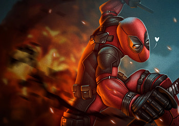 Deadpool Art, deadpool, artwork, digital-art, superheroes, art, behance HD wallpaper