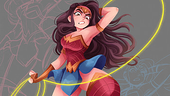 Wonder Woman Fanarts, wonder-woman, superheroes, behance, artist, artwork, digital-art HD wallpaper