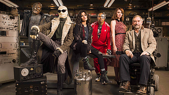 Diane Guerrero April Bowlby Alan Tudyk Matt Bomer Brendan Fraser Timothy Dalton Joivan Wade Skye Roberts Riley Shanahan Matthew Zuk Michelle Gomez Doom Patrol HD wallpaper