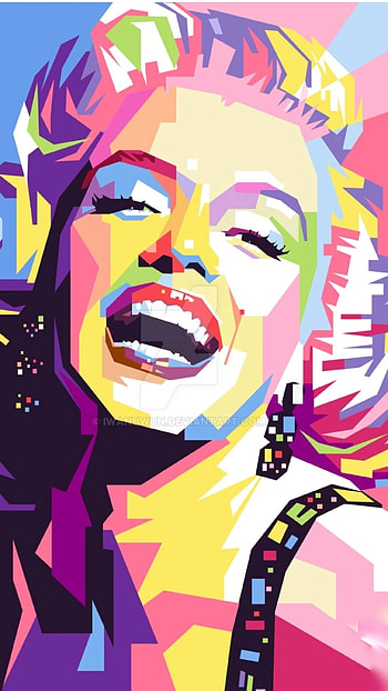 P O P, Marilyn Warhol HD phone wallpaper