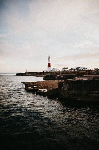 Nature, Water, Sea, Building, Horizon, Coast, Lighthouse HD phone wallpaper