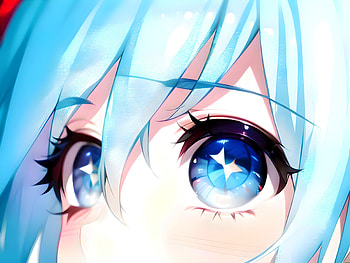 A close up view of a girl's face, AI Art, Anime, girl, anime girl HD wallpaper
