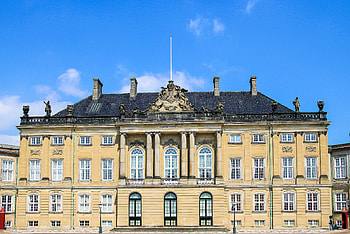 Amalienborg palace, Copenhagen landmark, Franks travelbox, Denmark travel HD wallpaper
