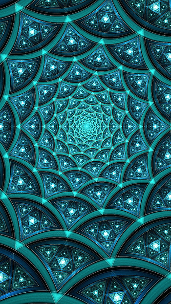 Abstract fractal art, Captivating visuals, Unique patterns, Mesmerizing designs HD phone wallpaper