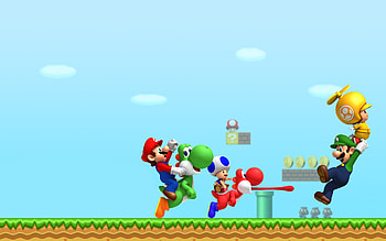 New Super Mario Bros. Wii, Mario Bros. HD wallpaper