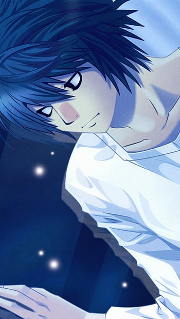 L Lawliet, Blue Theme, Anime HD phone wallpaper
