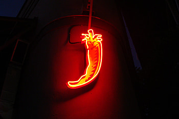 Art, Pepper, Shine, Light, Miscellanea, Miscellaneous, Neon HD wallpaper
