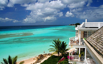 House on the beach in Barbados, Coastal living, Tranquil beauty, Idyllic setting HD wallpaper