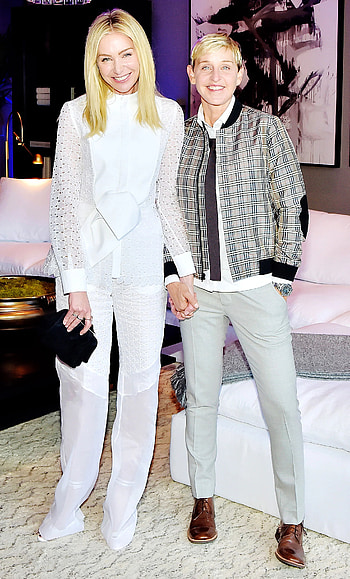 Ellen DeGeneres, Fantastic wife, Portia de Rossi HD phone wallpaper