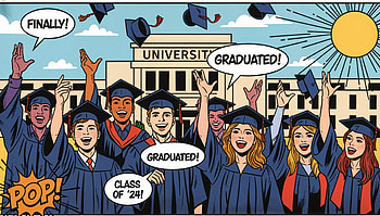 Graduation Glory — HD wallpaper
