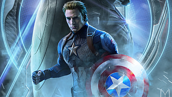 Captain America In Avengers Endgame 2019, avengers-endgame, avengers-end-game, movies, 2019-movies, captain-america, superheroes, artwork, behance HD wallpaper